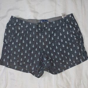 Grey Pineapple Keds Shorts